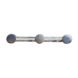 Wall coat rack 3 aluminum hooks