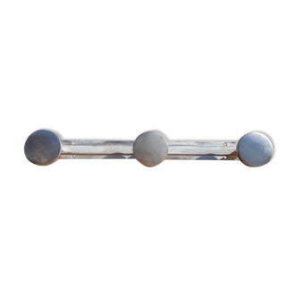 Wall coat rack 3 aluminum hooks