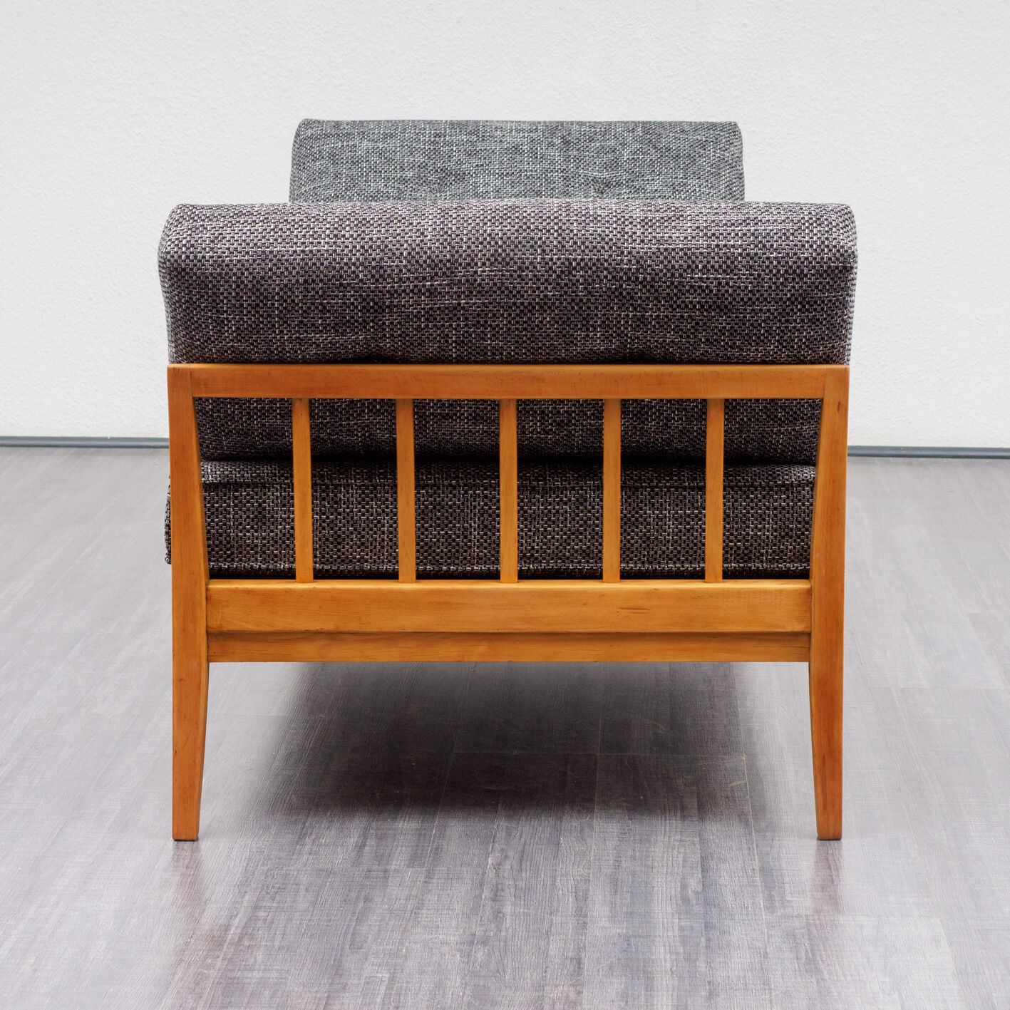 50s sofa in cherry wood