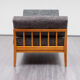 50s sofa in cherry wood