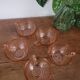 Set of 5 Rosaline Arcoroc coffee cups