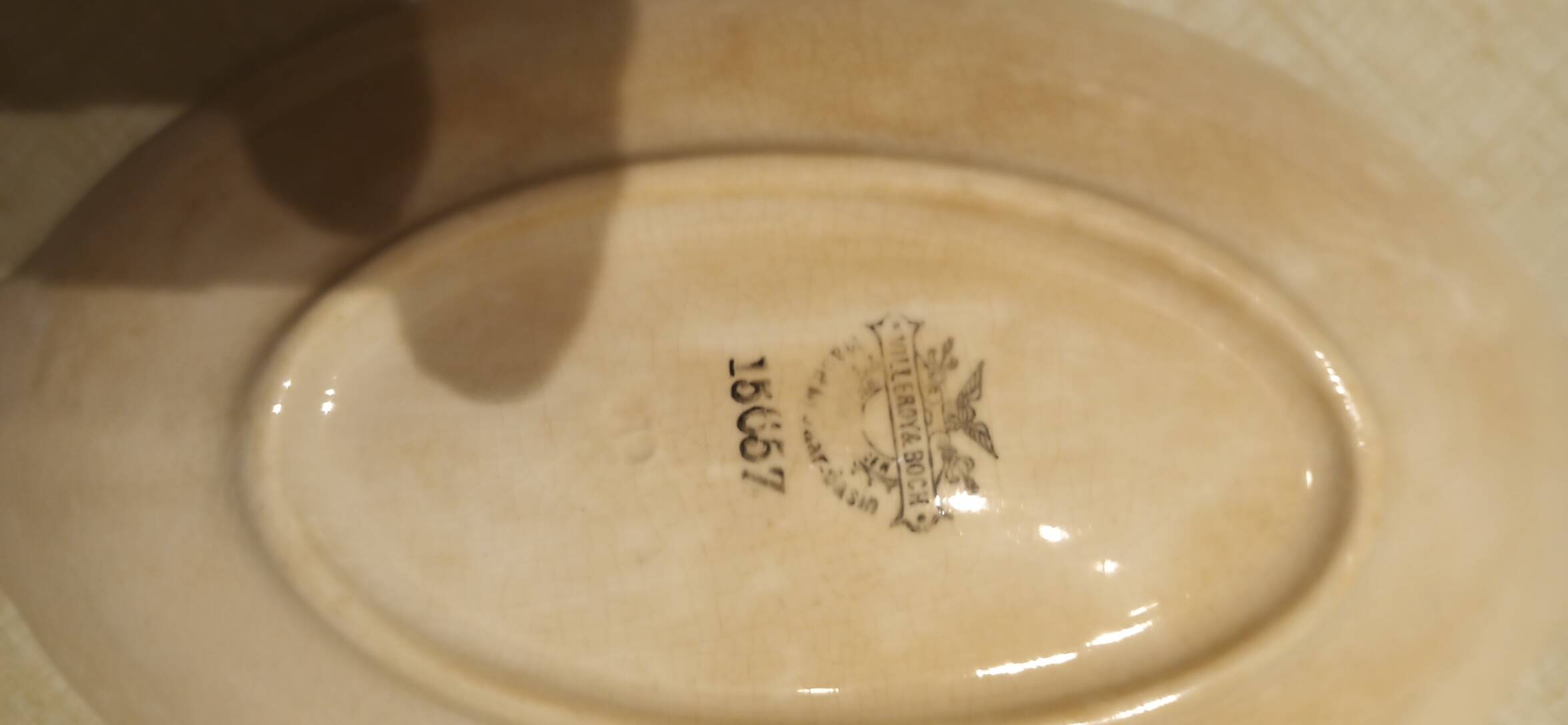 Lot 2 Villeroy & Boch art-deco ravines