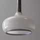Suspension en opaline blanche des années 60/70