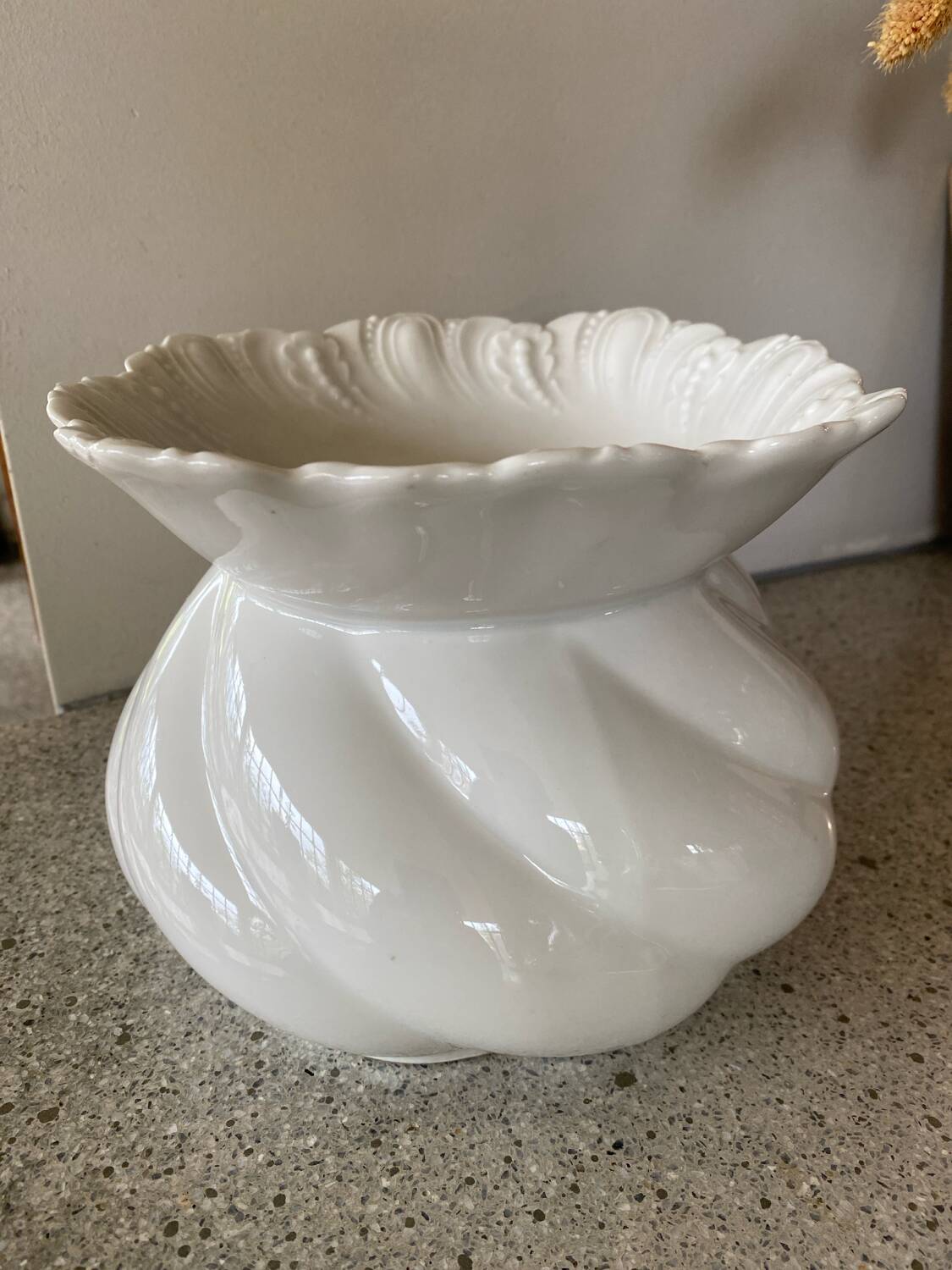 Vase porcelaine blanche