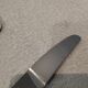 12 silver-plated metal table knives Ercuis model Dubarry