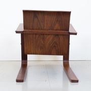 1930s modernist cantilever plywood armchair