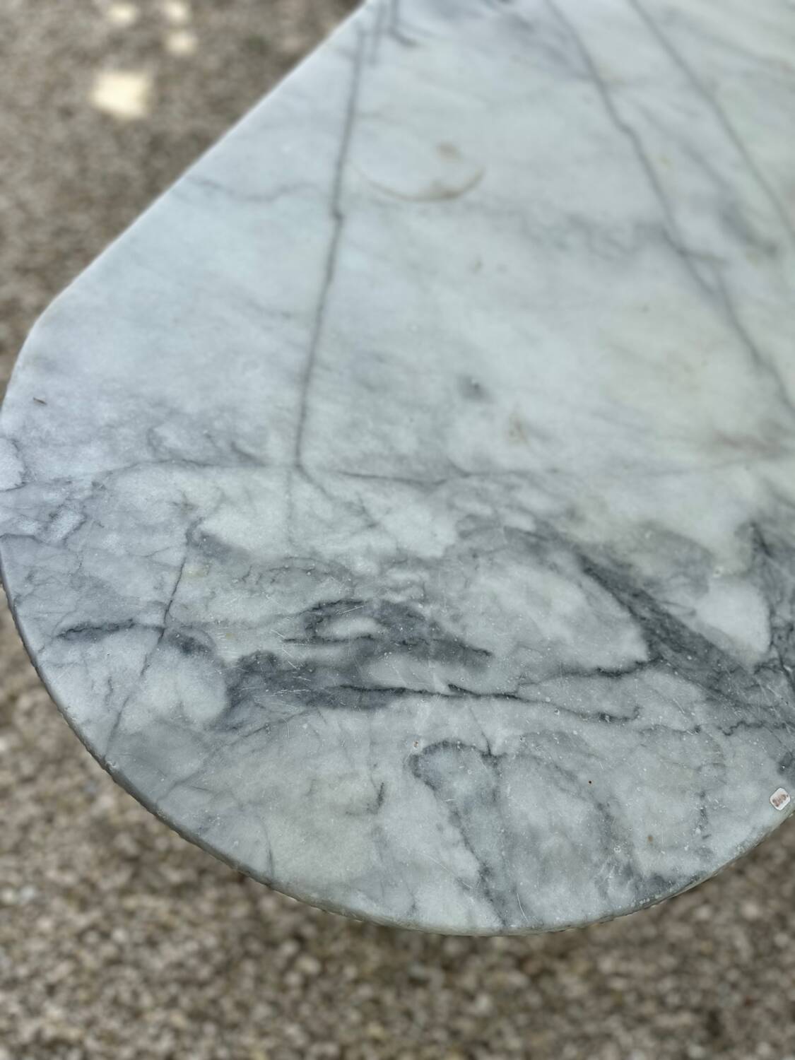 Marble garden table