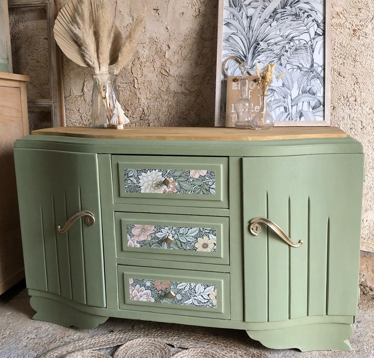 Art deco sideboard chest of drawers