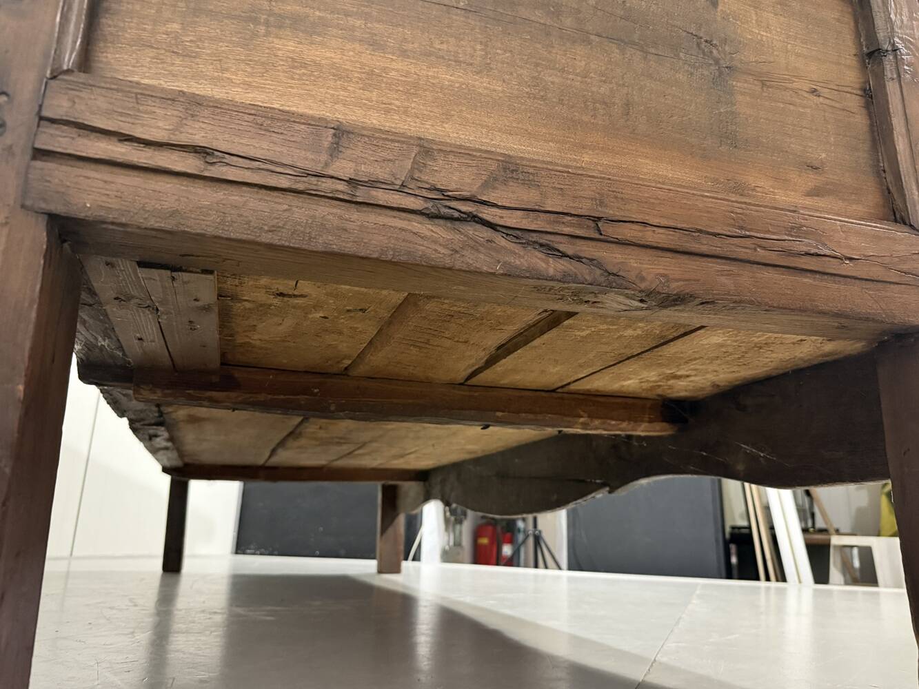 Rustic Spanish sofa bed from the 1880s.