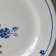 Set of 2 mismatched plates Lunéville and Saint Amand