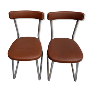 2 chaises vintage luterma