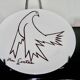 Vintage porcelain plate by jean cocteau 1970