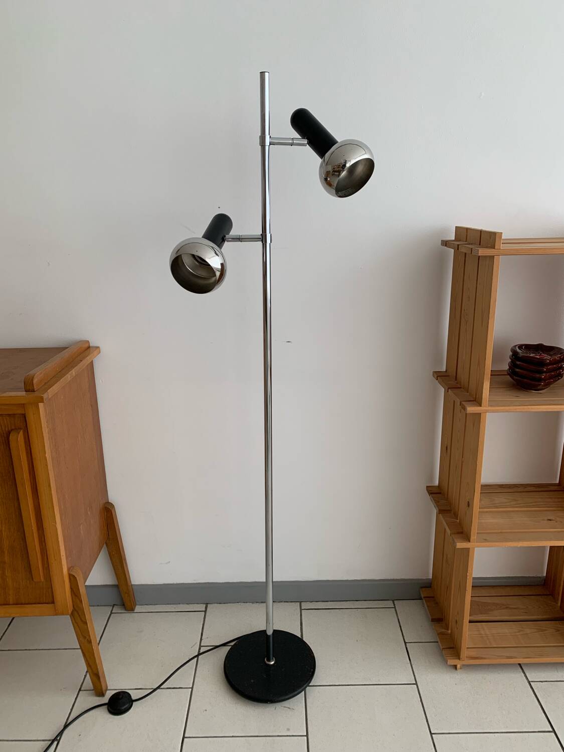 Lampadaire Vintage 1970 OMI Space Age