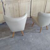 Pair of chairs cocktails 1960