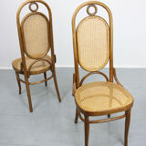 Paire de chaises à manger Thonet 207R vintage