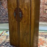 Art Deco student cabinet in walnut