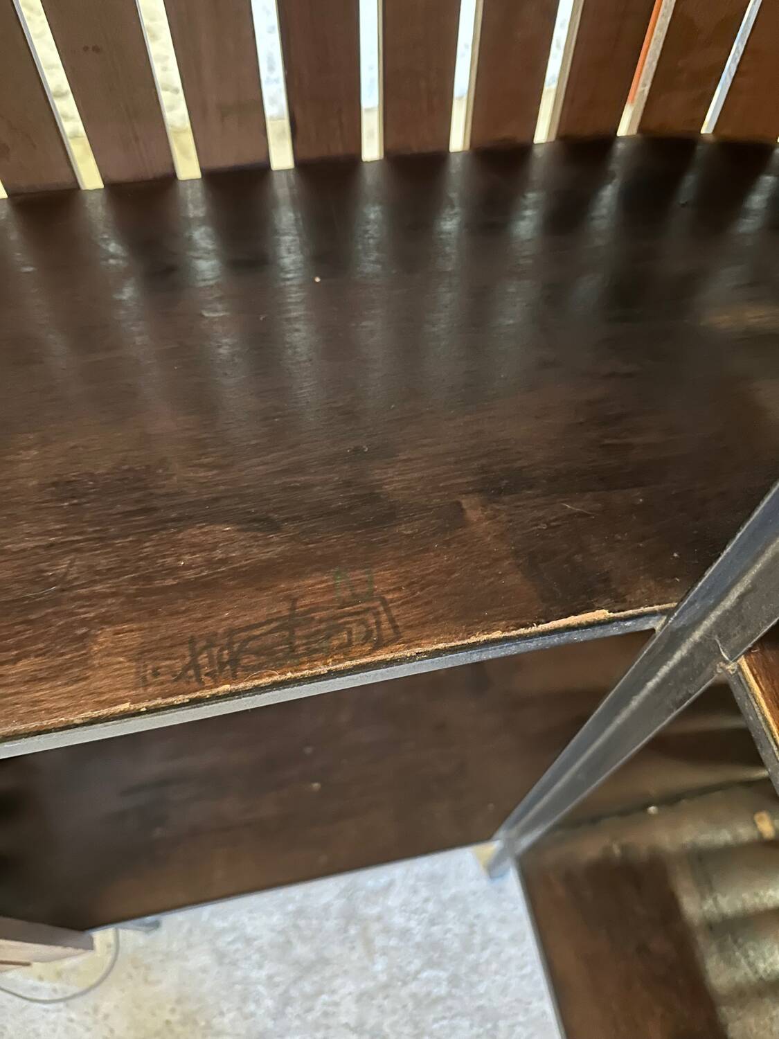 Vintage 1960 ceramic corner bar