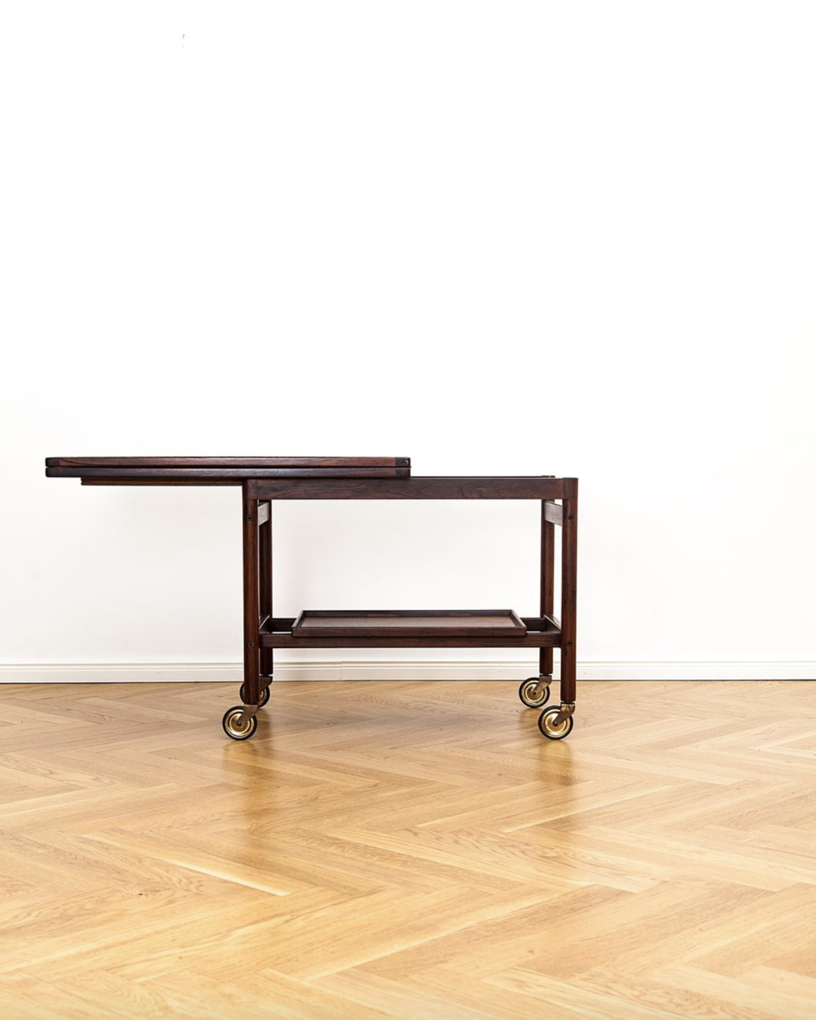 Chariot de mi-siècle palissandre danois par Kurt Ostervig pour Jason Møbler
