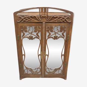 Armoire art nouveau, école de Nancy