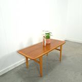 Table basse en placage de Suède vintage