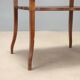 Coffee table in walnut and mahogany - Italy early 1900s