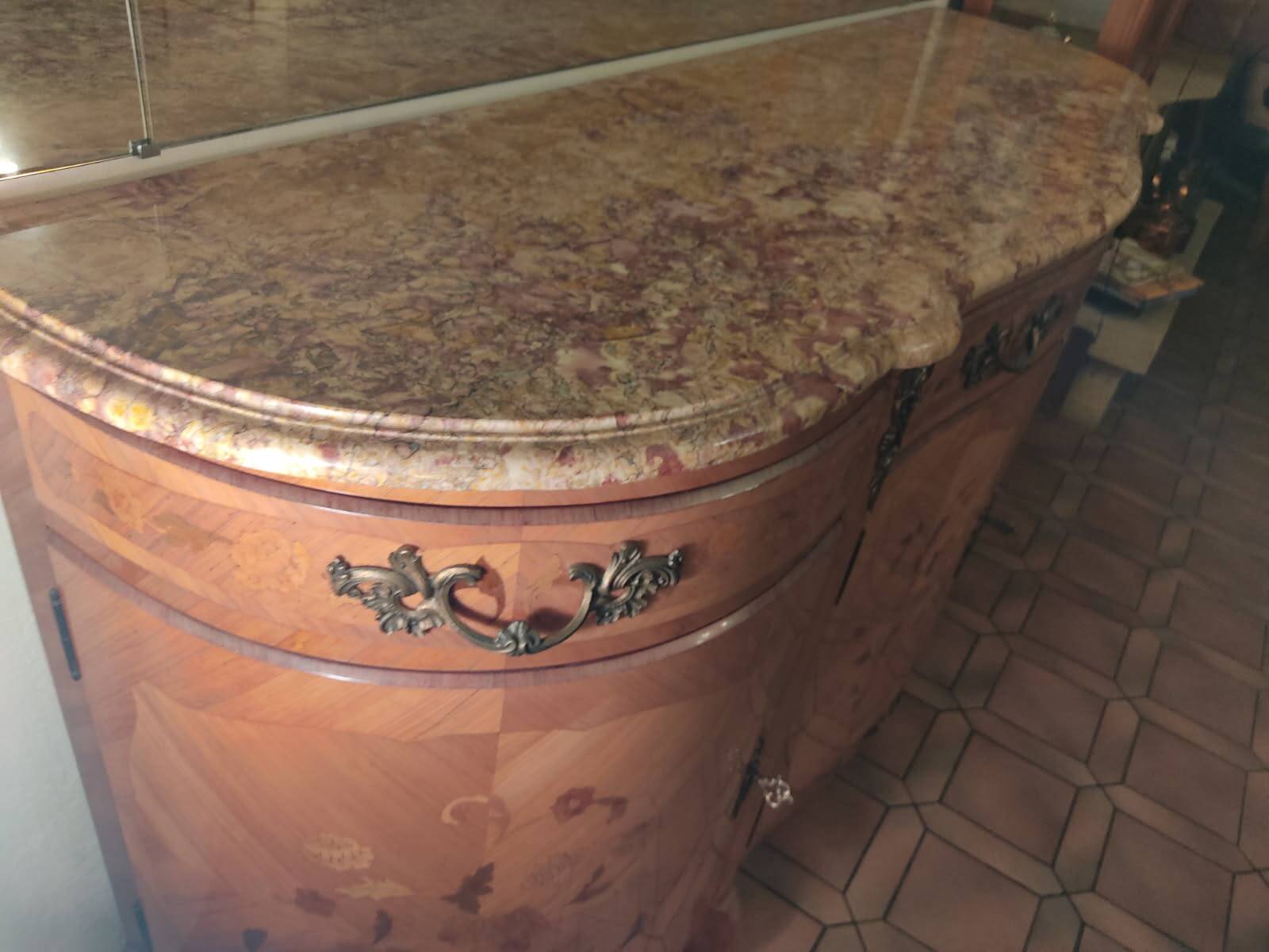 Louis XV rosewood sideboard