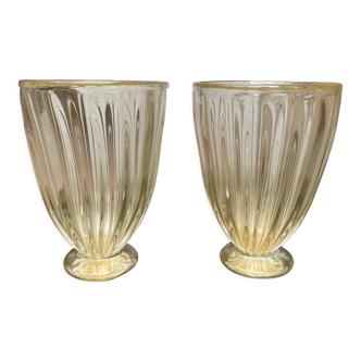 Paire de vases alberto dona murano