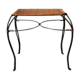 Wrought iron side table