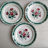 Six mismatched plates iron earth