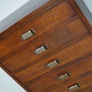 Dutch oak apothecary filing cabinet, 1930s