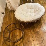 Rattan papasan chair
