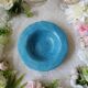 Vide poche raku turquoise