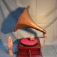 Gramophone phonograph old multi speed hornet copper vintage 1940