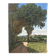 Vue sur le village, huile sur toile
