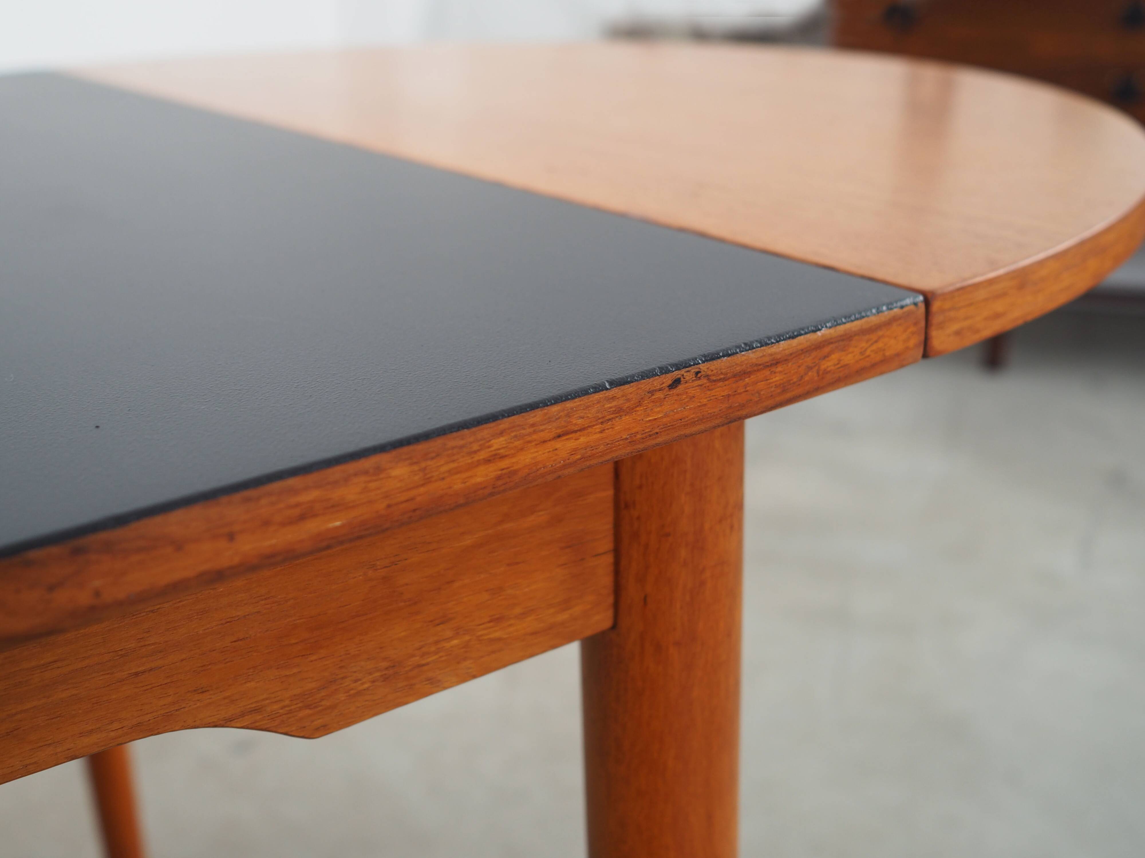 Teak table, Danish design, 1970s, production: Denmark