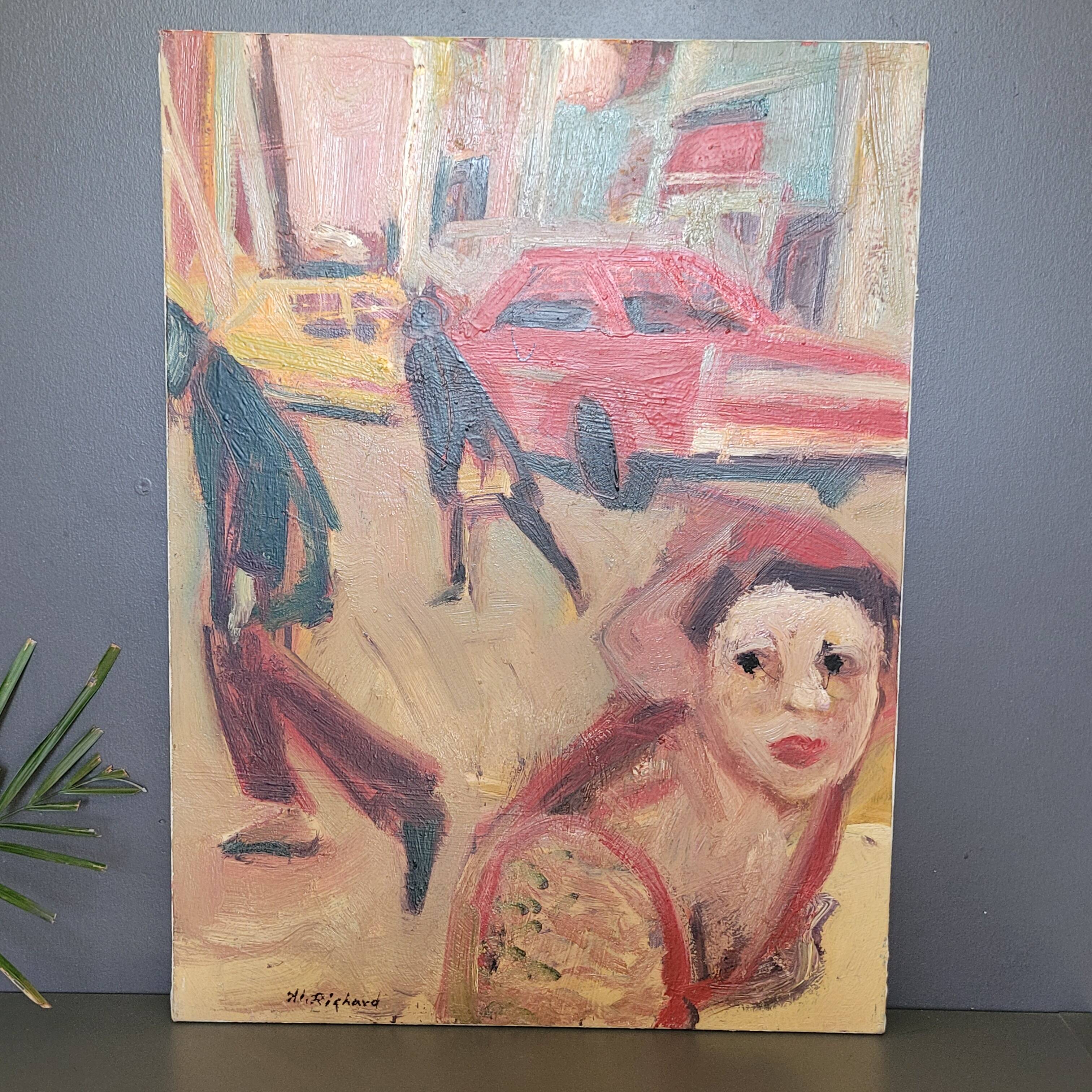 Painting Oil on canvas Alain Richard