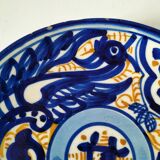 Vintage Spanish artisan plate (attributed to Talavera - Castile)