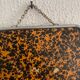Vintage mirror triptych barber ink stain, 1950, 24 x 56 cm