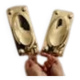 Pair of Mid-Century Swedish Brass Sconces