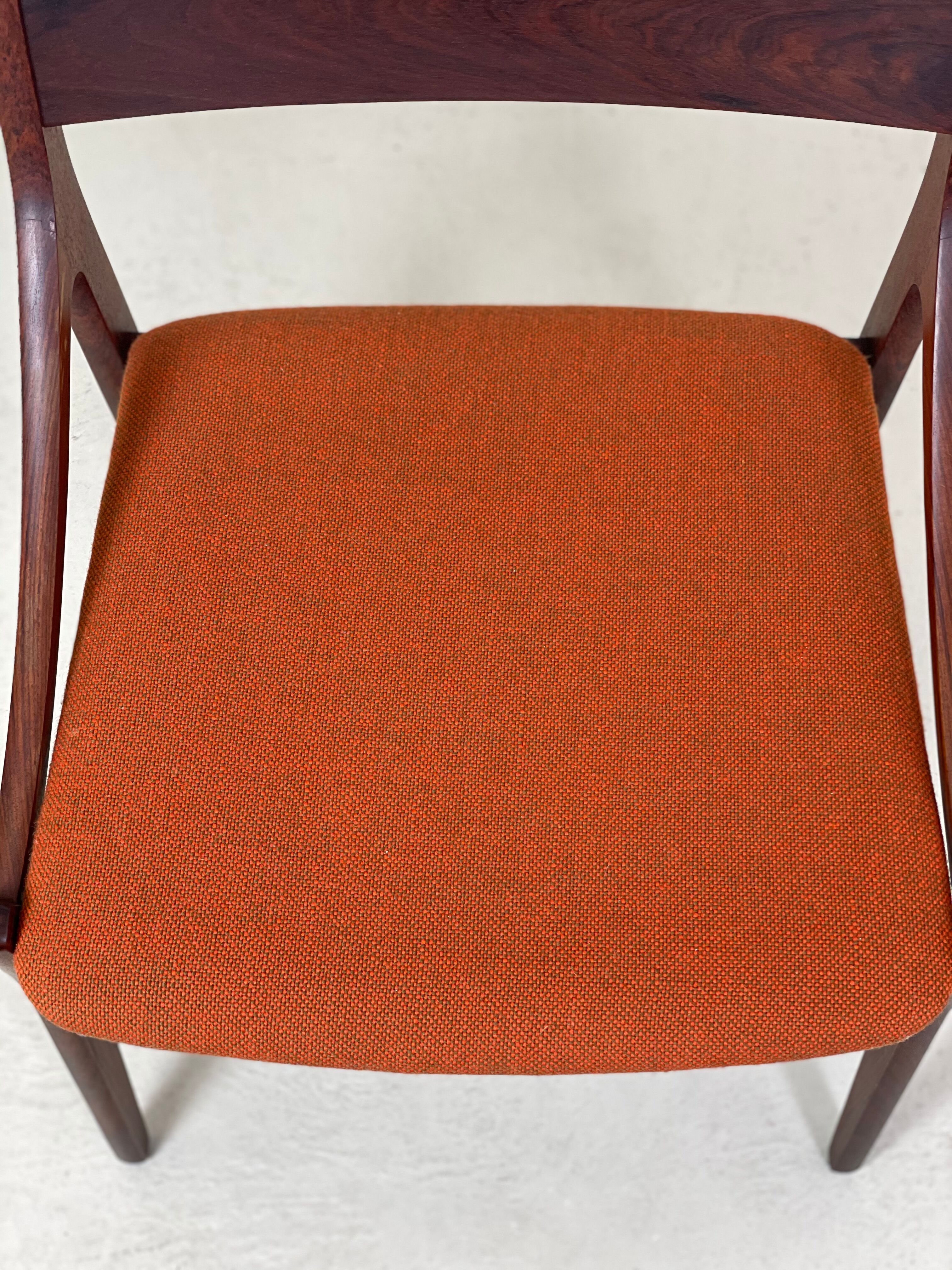 Dining chair in rosewood by Vestervig Eriksen, 1960s