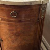 Louis XVI Style Half-Moon Chest of Drawers with Marquetry