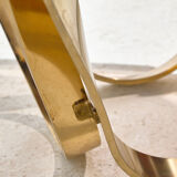 Brass coffee table by Roger Sprunger for Dunbar
