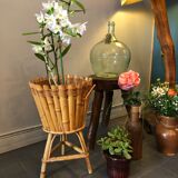 Plant holder, rattan pot cover