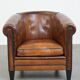 Sheepskin Leather Club Chair