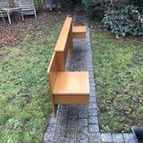 Headboard with bedside suspended 1960 vintage