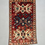 Caucasian Adler, Eagle Kazak Rug 190x113 cm vintage tribal carpet
