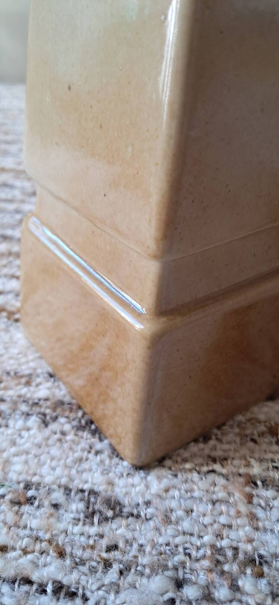 Ceramic vase in modernist style made in France.