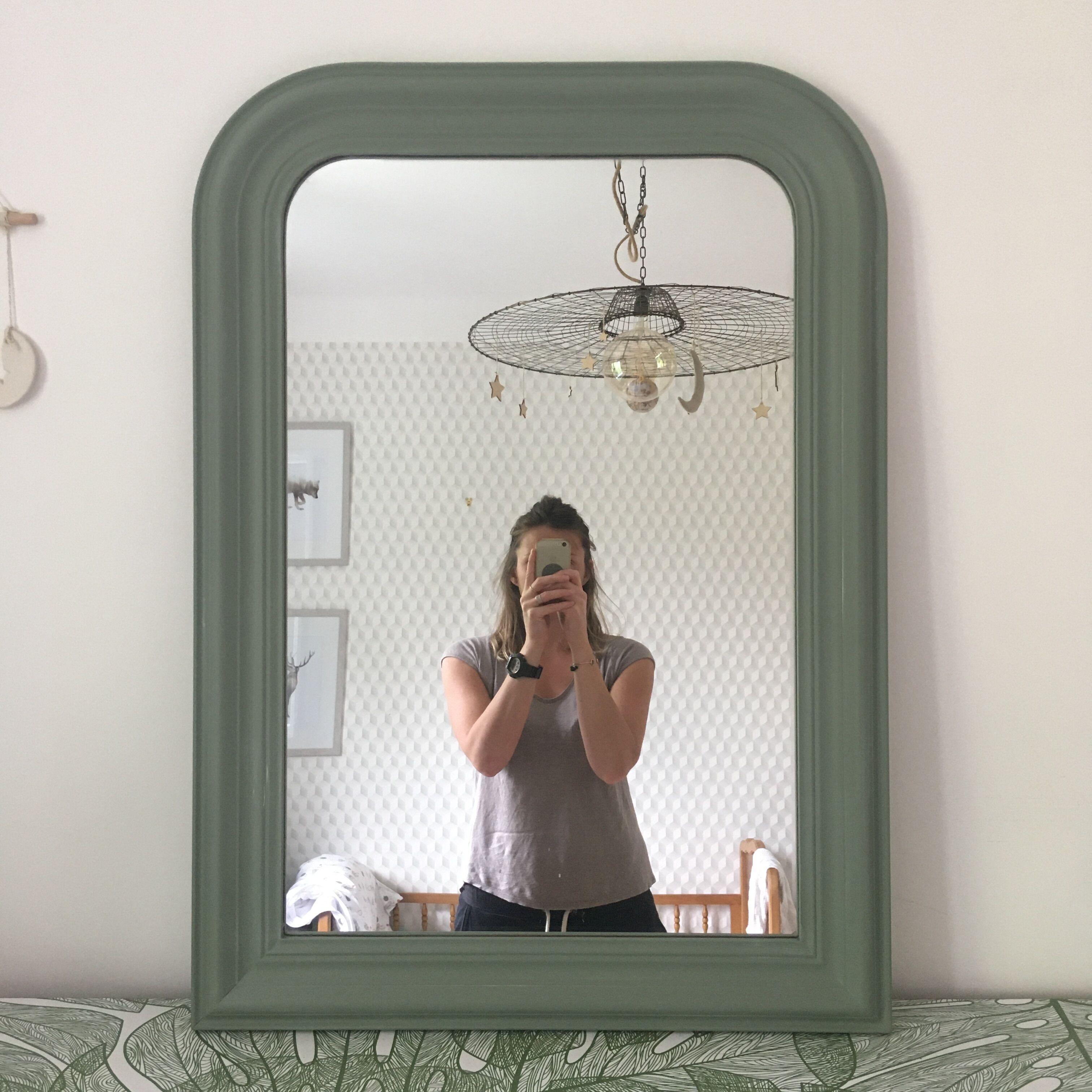 Louis Philippe style mirror 63X87cm