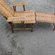 Chaise longue en osier