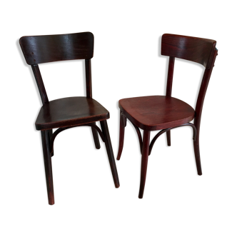 Paire de chaises bistrot vintage Berc Antoine